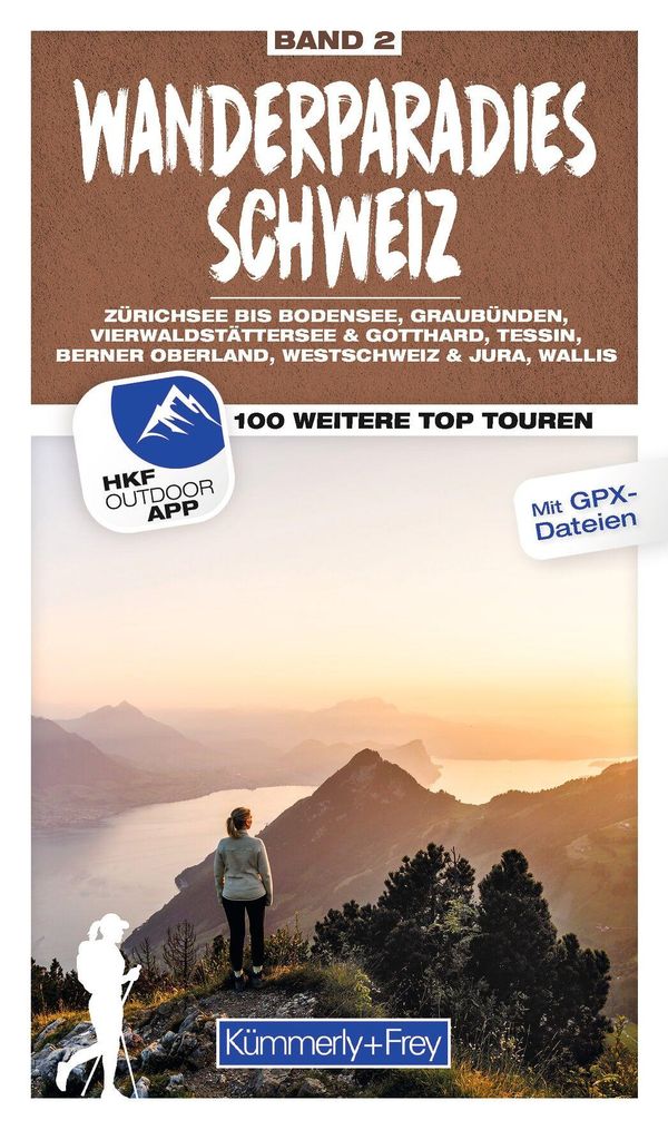 Kümmerly+Frey Wanderführer Wanderparadies Schweiz Band 2 (Buch)