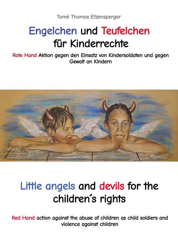 Engelchen und Teufelchen für Kinderrechte / Little angels and devil...