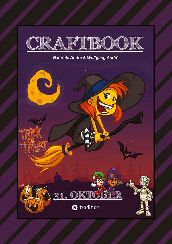 Craftbook - Halloween Ausmalmotive - Hexereien - Trick Or Treat - G...