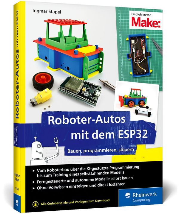 Roboter-Autos mit dem ESP32 - Ingmar Stapel (Buch)