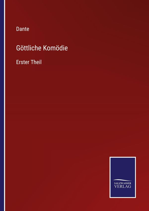Göttliche Komödie - Dante (Buch)