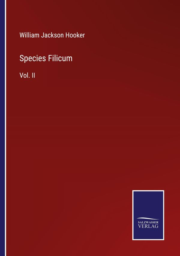 Species Filicum - William Jackson Hooker (Buch)
