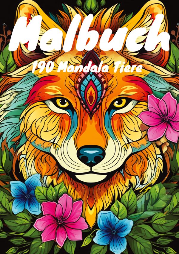 Malbuch - 190 Mandala Tiere - Diana Kluge (Buch)