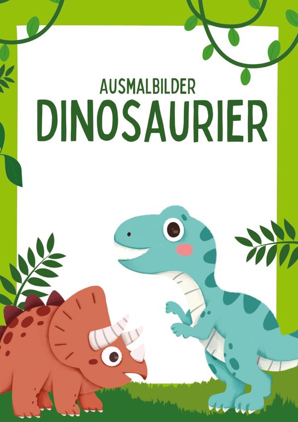 Ausmalbilder Dinosaurier - Christian Hagen (Buch)
