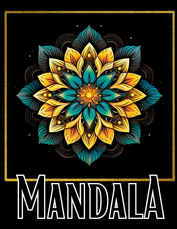 Black Mandala- Das Malbuch - Lucys Schwarze Malbücher (Buch)