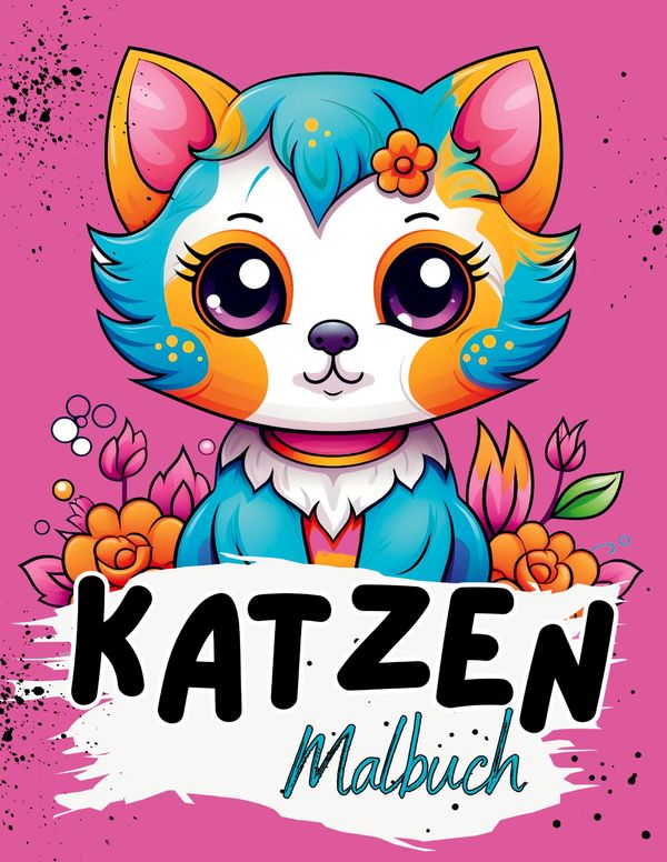 Malbuch Katze - Lucys Tier Malbücher (Buch)