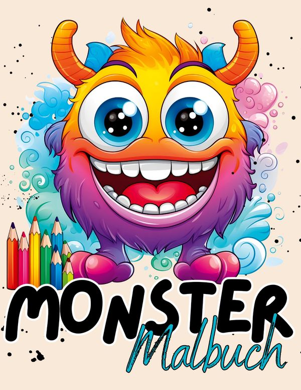 Monster Malbuch ab 4 Jahren - Lucys Tier Malbücher (Buch)