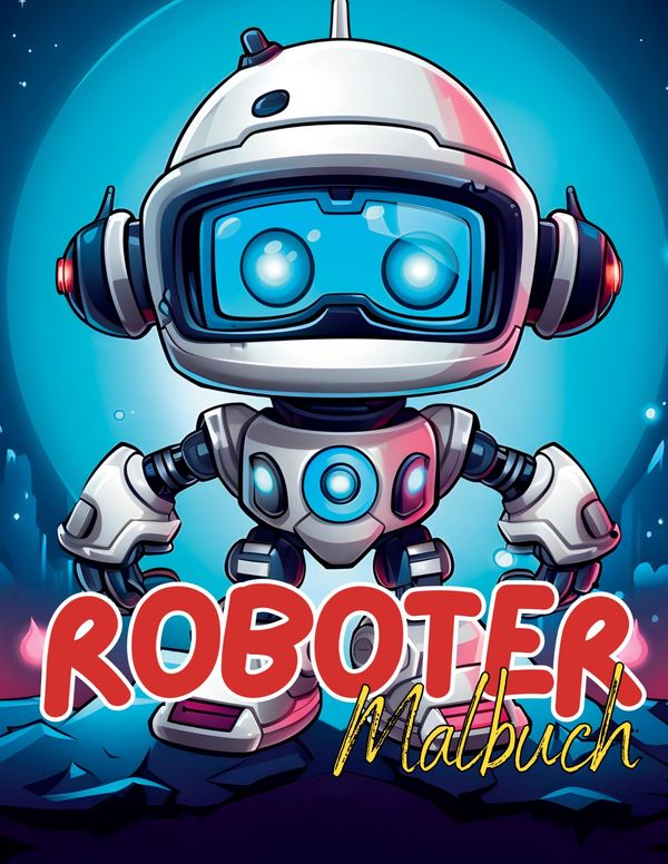 Roboter Malbuch - Lucys Tier Malbücher (Buch)