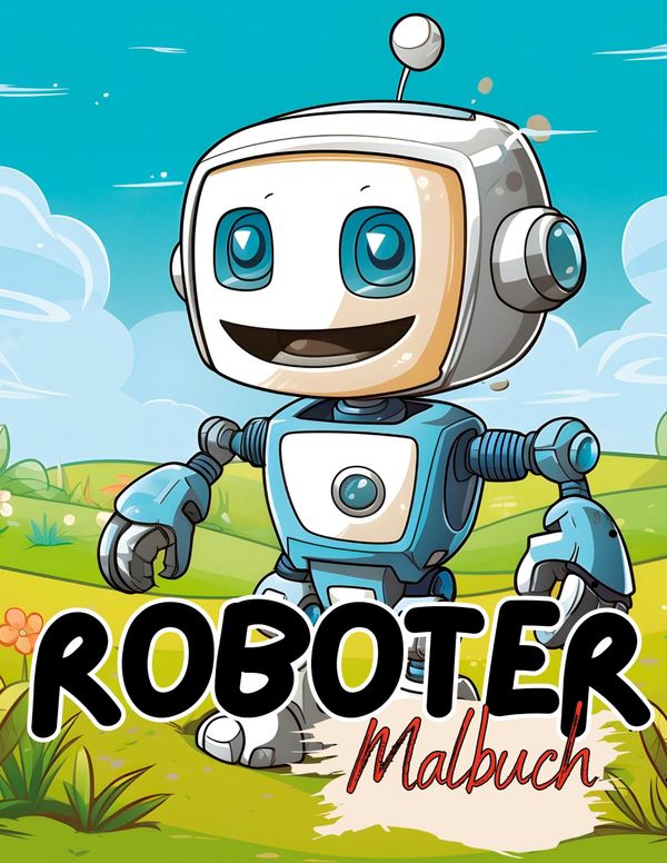 Malbuch Roboter - Lucys Tier Malbücher (Buch)