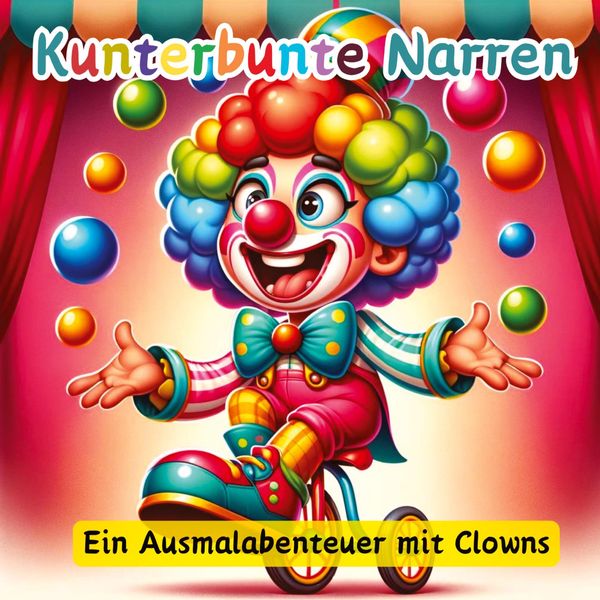Kunterbunte Narren - Maxi Pinselzauber (Buch)