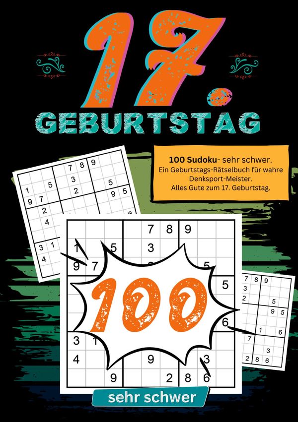 17. Geburtstag- Sudoku Geschenkbuch - Geburtstage mit Sudoku (Buch)