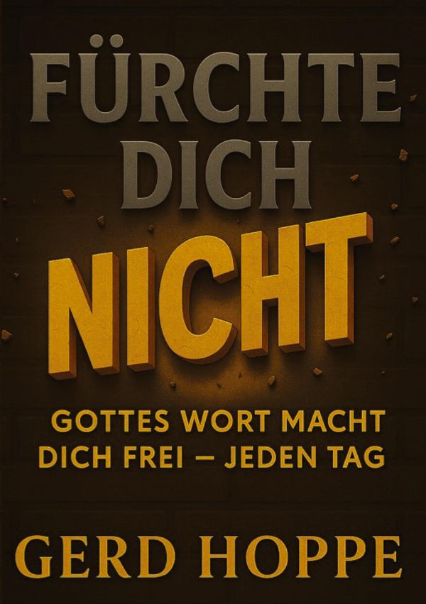 Fürchte Dich nicht - Gerd Hoppe (Buch)