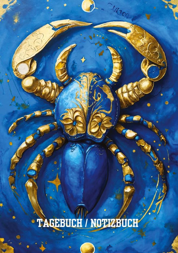 Tagebuch / Notizbuch Sternzeichen Krebs - Willi Meinecke (Buch)