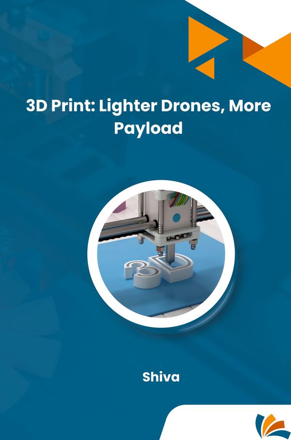 3D Print: Lighter Drones, More Payload - Shiva (Buch)