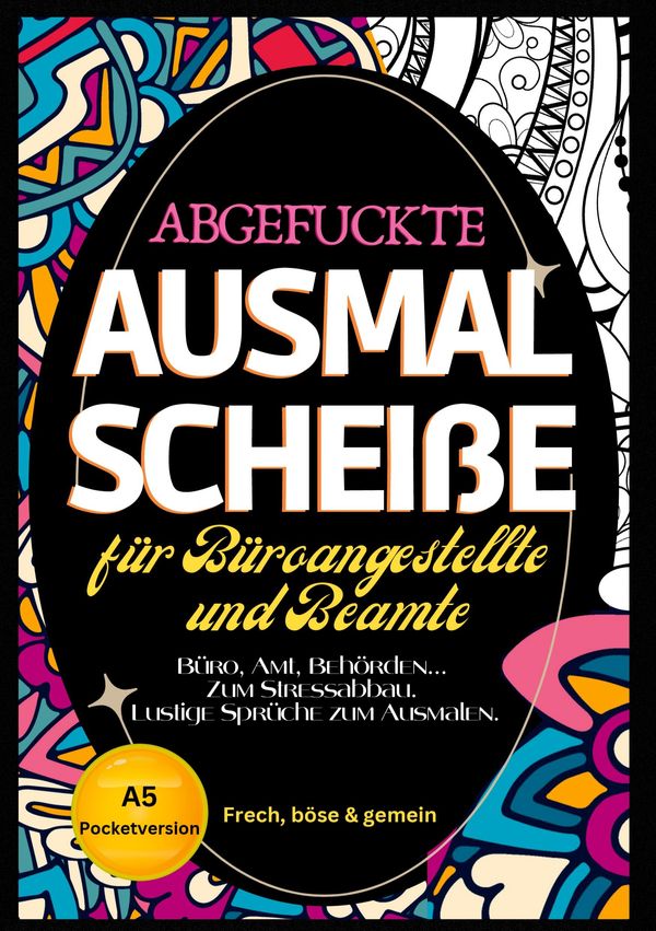 Fluch Malbuch Büro A5 - Nora Milles (Buch)