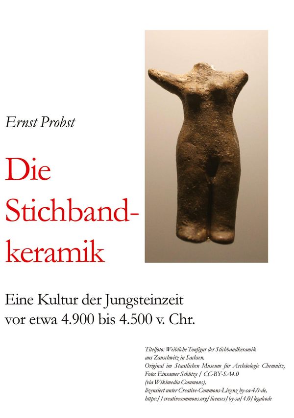Die Stichbandkeramik - Ernst Probst (Buch)