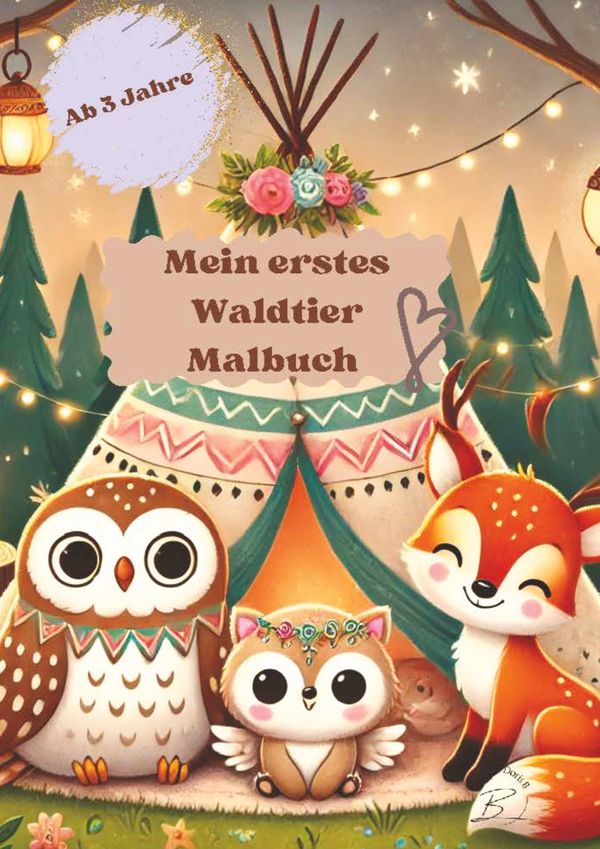 Mein erstes Waldtier Malbuch - Doris Brandstätter (Buch)