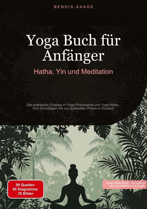 Yoga Buch für Anfänger: Hatha, Yin und Meditation (Buch)