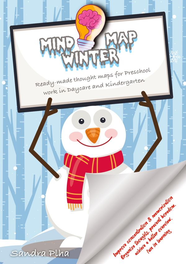 KitaFix-Mindmap Winter (Ready-made thought maps for Preschool work ...