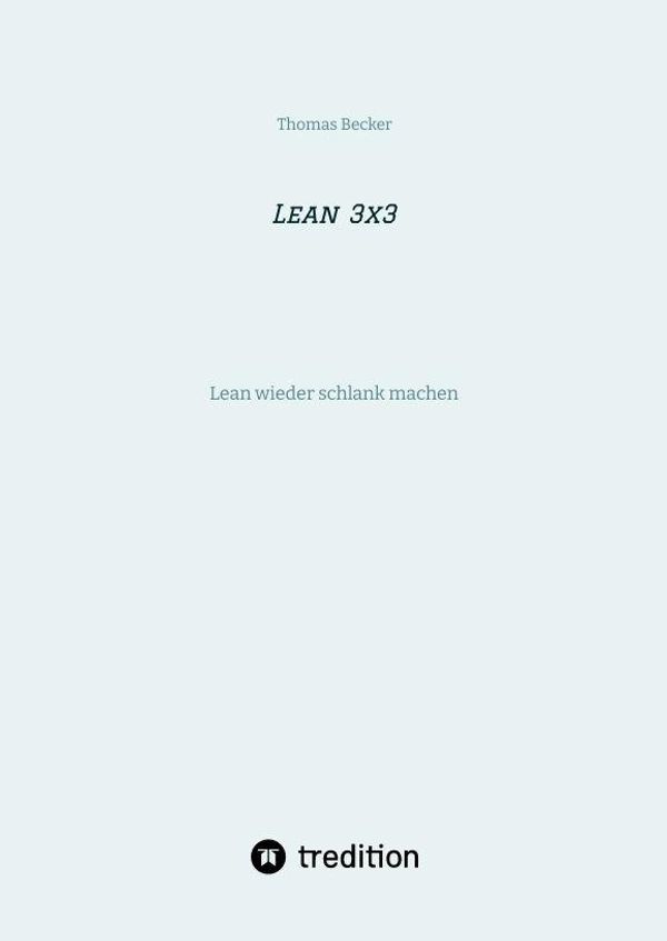 Lean 3x3 - Thomas Becker (Buch)