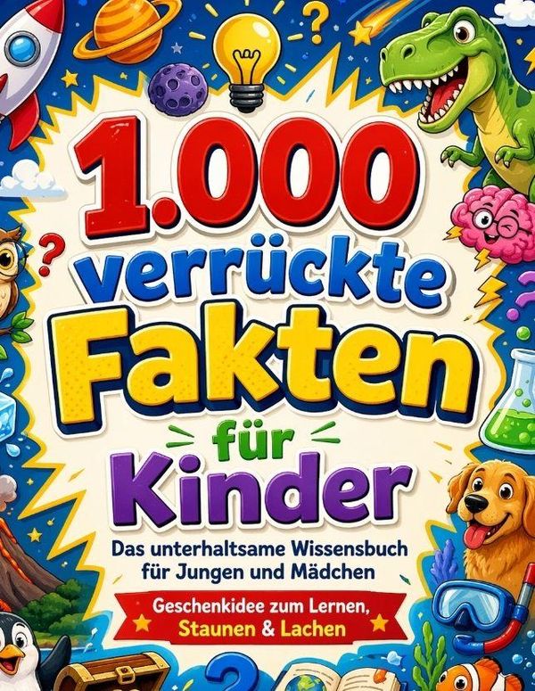 1.000 verrückte Fakten für Kinder - Dominik Mikulaschek (Buch)