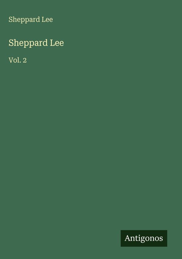 Sheppard Lee - Sheppard Lee (Buch)