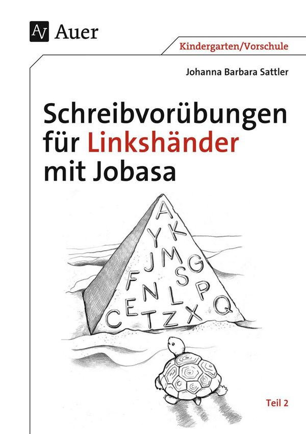Schreibvorübungen für Linkshänder mit Jobasa Teil 2 (Buch)