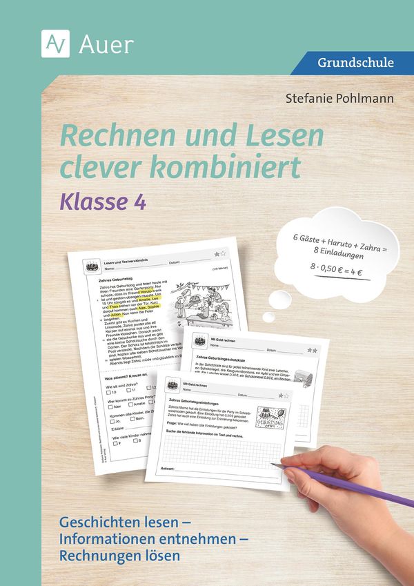 Rechnen und Lesen clever kombiniert - Klasse 4 - Stefanie Pohlmann