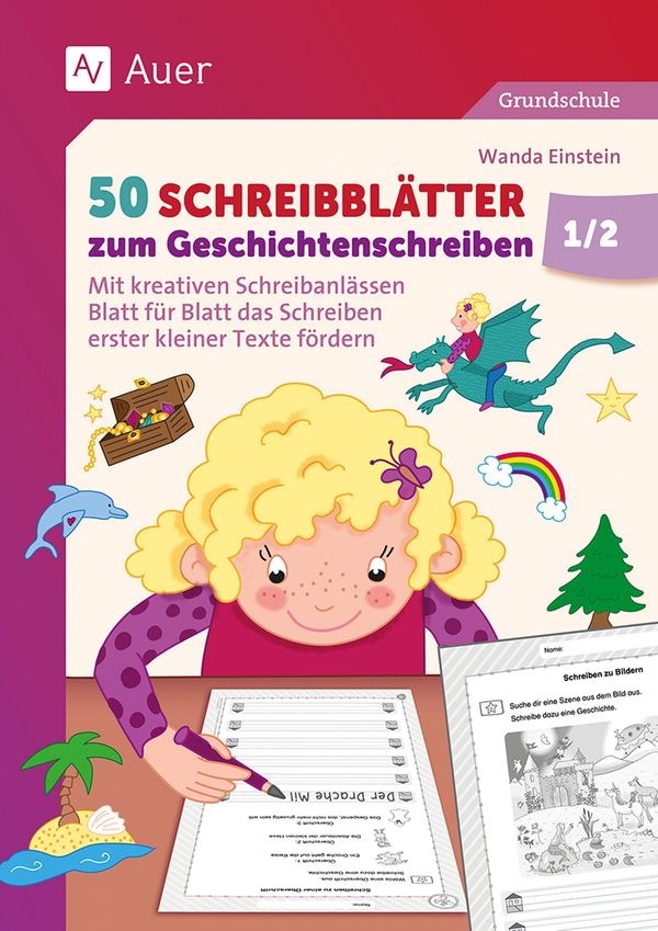 50 Schreibblätter zum Geschichtenschreiben 1/2 - Wanda Einstein (Buch)
