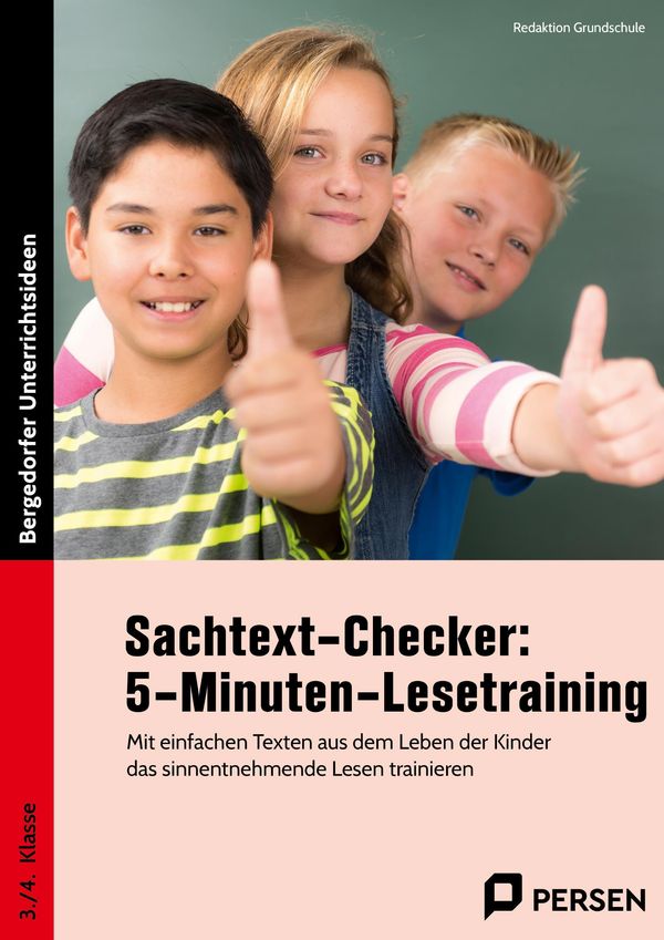 Sachtext-Checker: 5-Minuten-Lesetraining - GS (Buch)