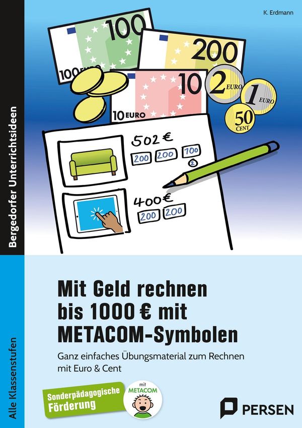 Mit Geld rechnen bis 1000 Euro mit METACOM-Symbolen - K. Erdmann