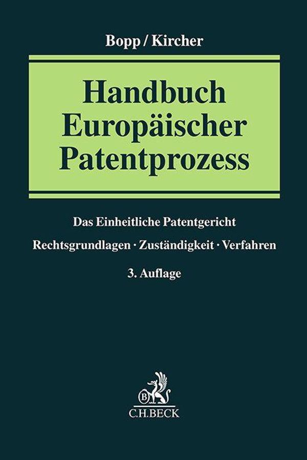 Handbuch Europäischer Patentprozess (Buch)
