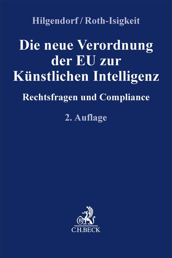 Die neue Verordnung der EU zur Künstlichen Intelligenz (Buch)
