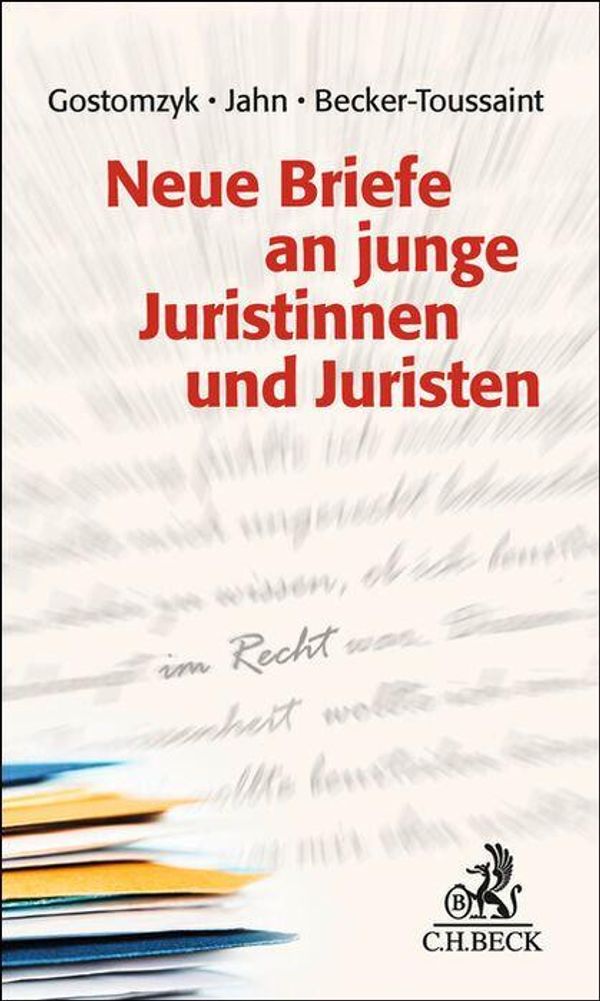 Neue Briefe an junge Juristinnen und Juristen (Buch)