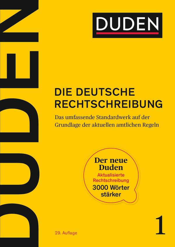 Duden - Die deutsche Rechtschreibung (Buch)