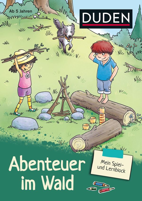 Mein Spiel- und Lernblock 1 - Abenteuer im Wald - Marion Krause (Buch)