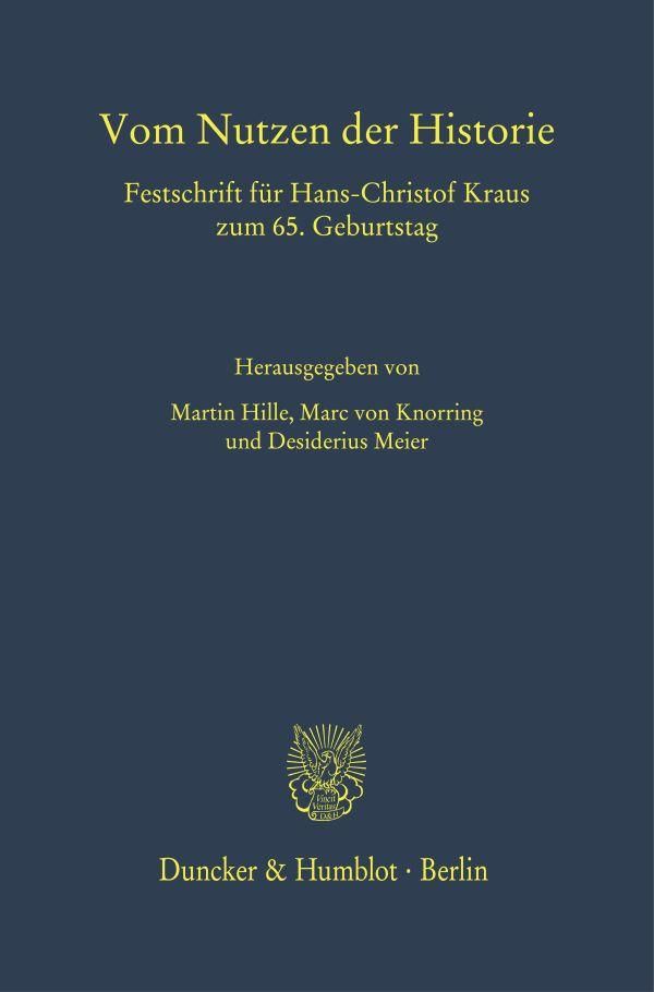 Vom Nutzen der Historie (Buch)