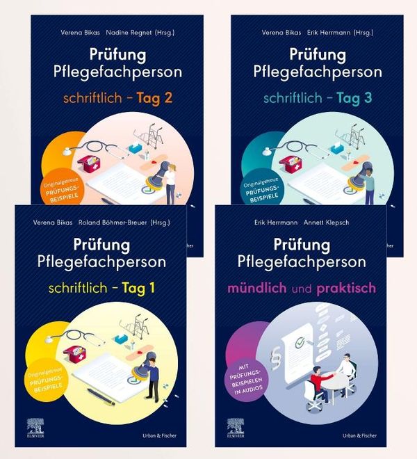 Lernpaket Schriftliche-Mündliche Prüfung Pflege - Erik Herrmann (Buch)