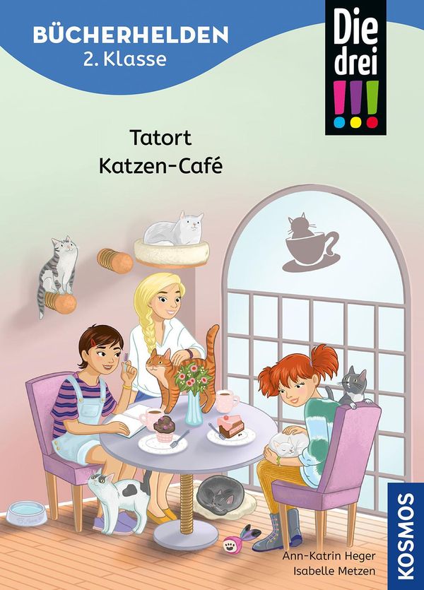 Die drei !!!, Bücherhelden 2. Klasse, Tatort Katzen-Café (Buch)