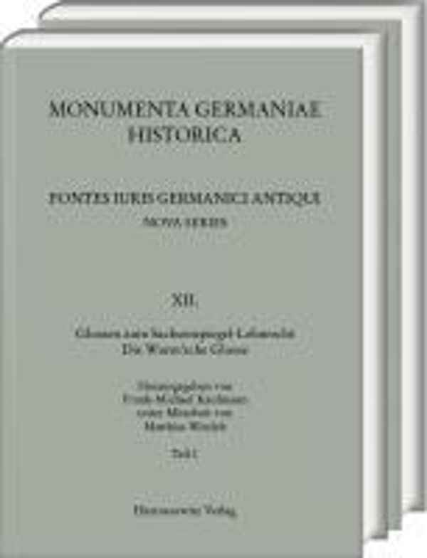 Glossen zum Sachsenspiegel-Lehnrecht. Die Wurmsche Glosse/2 Bände