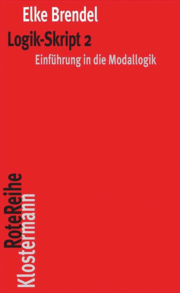 Logik-Skript 2 - Elke Brendel (Buch)