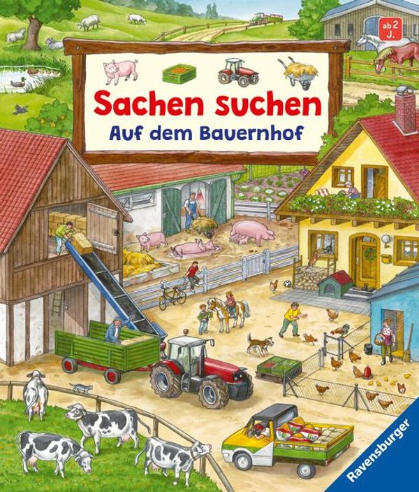 Sachen suchen: Auf dem Bauernhof - Wimmelbuch ab 2 Jahren (Buch)