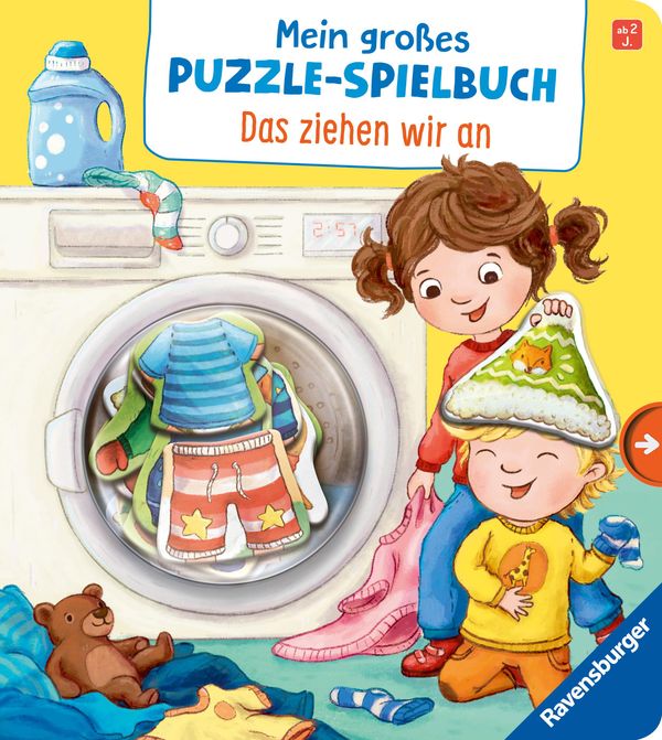 Mein großes Puzzle-Spielbuch: Das ziehen wir an - Bookella (Buch)