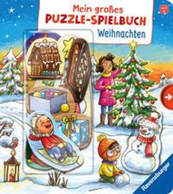 Mein großes Puzzle-Spielbuch: Weihnachten - Bookella Bookella (Buch)