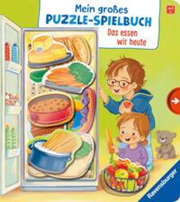 Mein großes Puzzle-Spielbuch - Das essen wir heute - Mila Rulff (Buch)