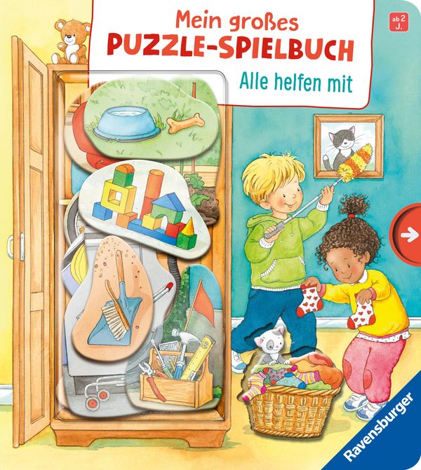 Mein großes Puzzle-Spielbuch - Alle helfen mit - Mila Rulff (Buch)