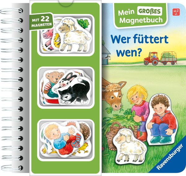 Mein großes Magnetbuch - Wer füttert wen? - Irmgard Eberhard (Buch)