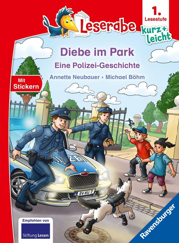 Leserabe 1. Lesestufe Kurz und leicht - Diebe im Park - Eine Polize...