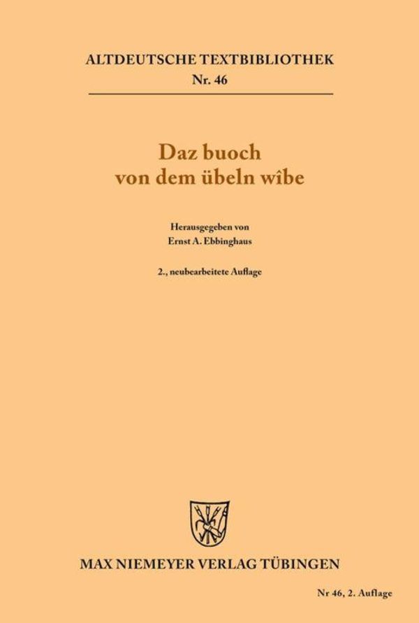 Daz buoch von dem übeln wîbe (Buch)