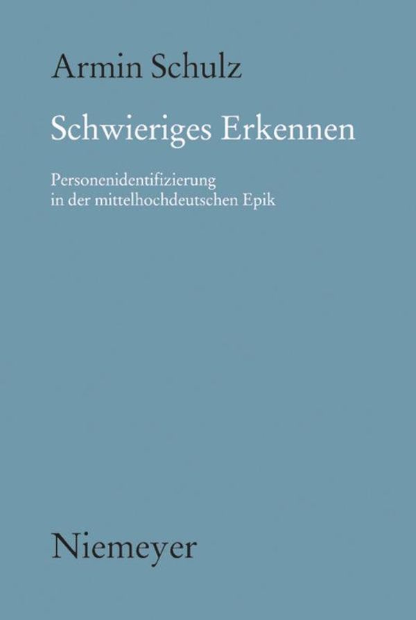 Schwieriges Erkennen - Armin Schulz (Buch)